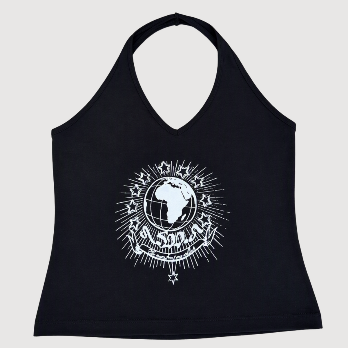 WAHENGA Halter Top – Black